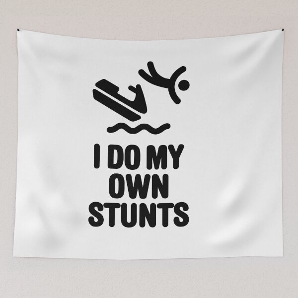 Item preview, Personal Watercraft PWC I do my own stunts Jet Ski gift Funny Jetski jet skiing and water sports gifts designed and sold by LaundryFactory.
