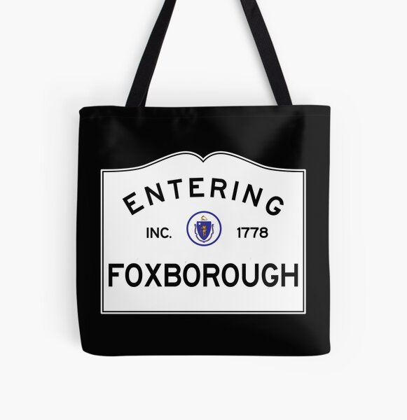 Item preview, Entering Foxborough Massachusetts - Commonwealth of Massachusetts Road Sign designed and sold by NewNomads.
