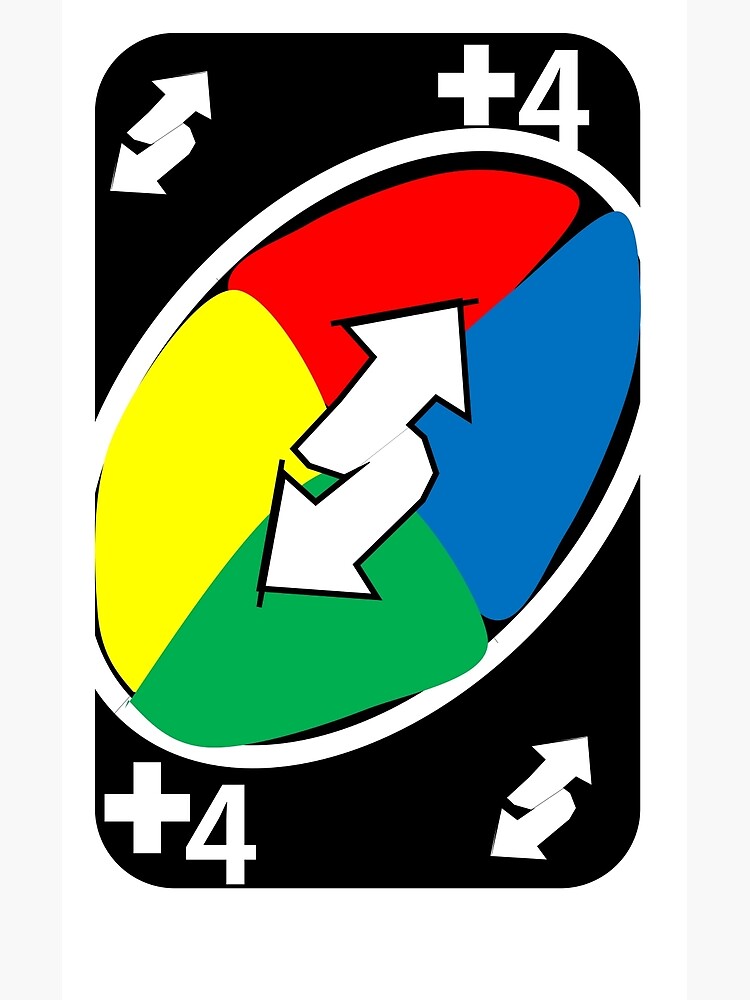 Reverse Uno Card with UK Flag Metal Print for Sale by CyberYogi