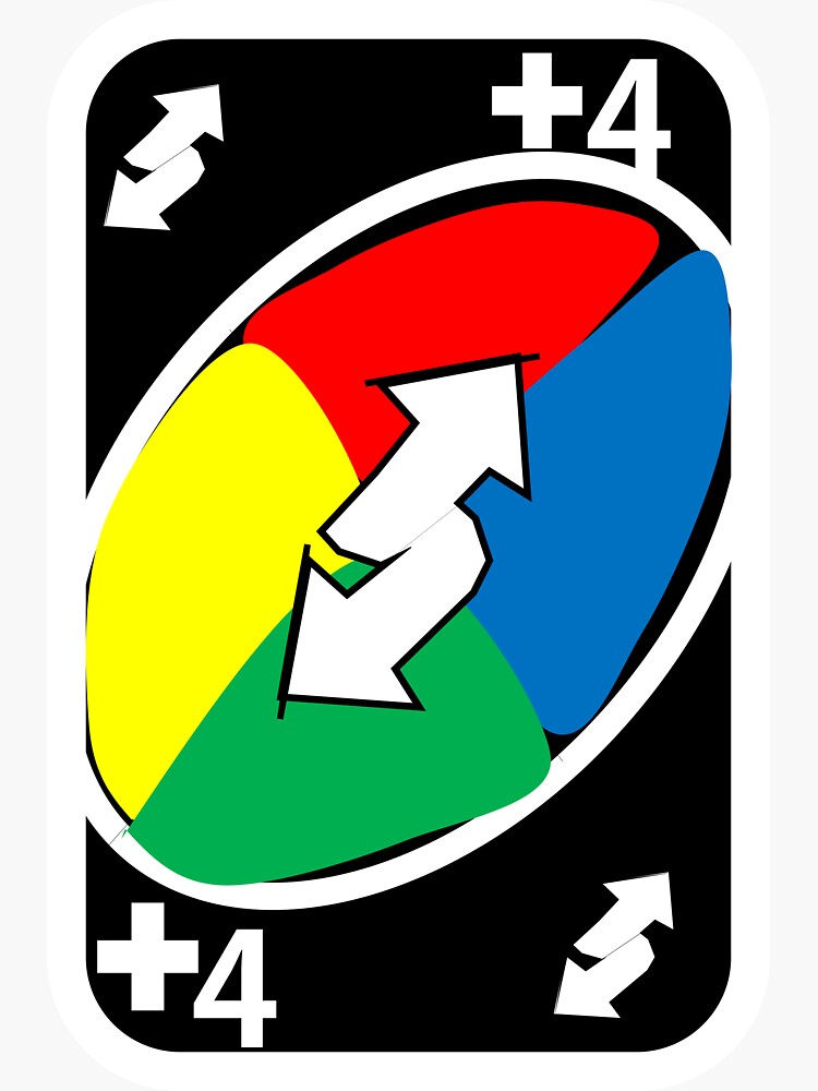 Gay Pride Uno Reverse Card Sticker for Sale by MlemingFox101