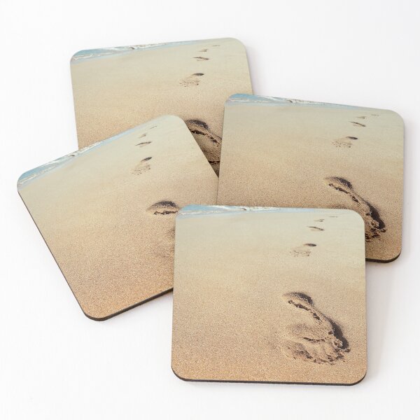 Item preview, footprints on the sea shore designed and sold by psychoshadow.