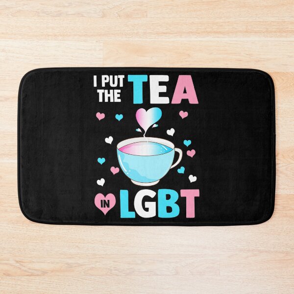 Item preview, Put The Tea in LGBT Trans Flag designed and sold by phoxydesign.