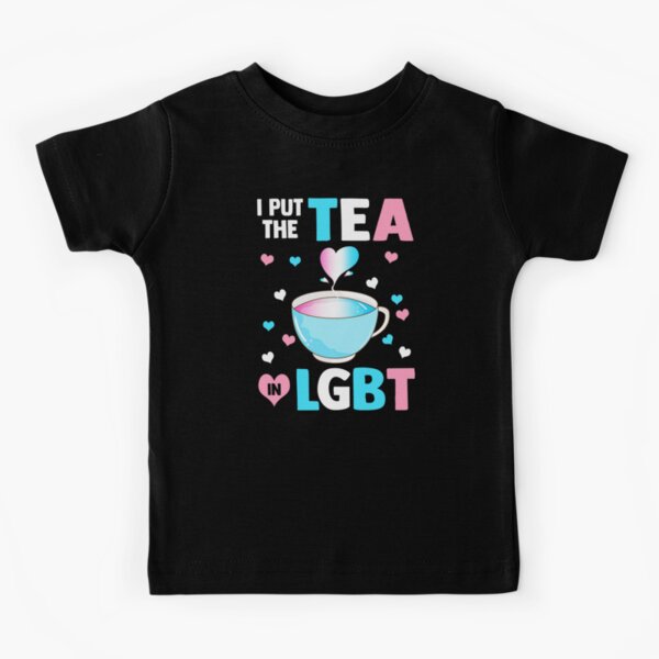 Item preview, Put The Tea in LGBT Trans Flag designed and sold by phoxydesign.