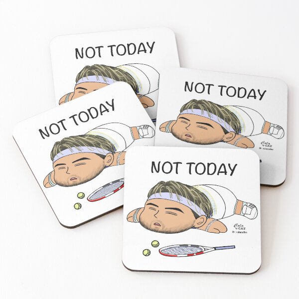 Item preview, Not today - Dominic Thiem designed and sold by Colacatlee.