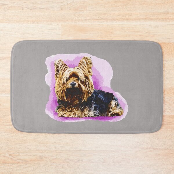 Item preview, Cute Yorkshire Terrier puppy watercolour effect designed and sold by Gerald Waters.