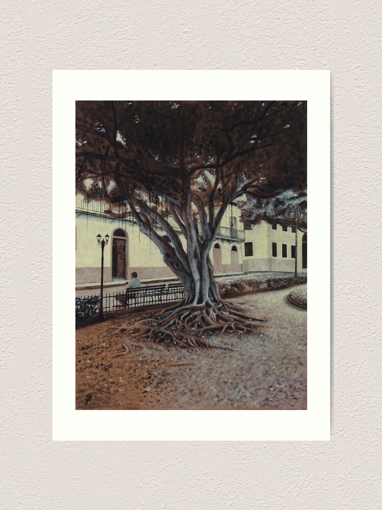 Alternate view of Plaza Bolivar #1 Art Print