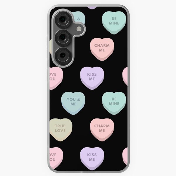 Item preview, Heart Shaped Candy Print - Black designed and sold by ElegantTangent.