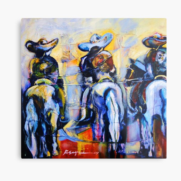 Charros Metal Print