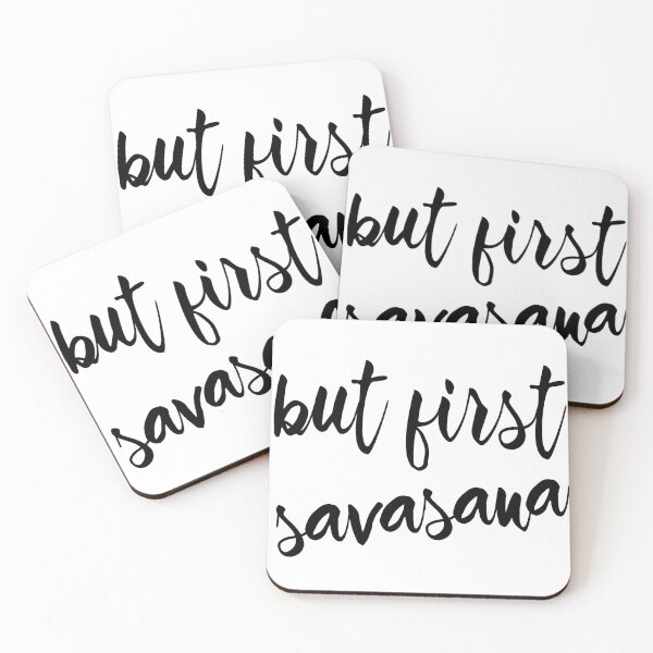 Item preview, But First Savasana yoga top designed and sold by PetrKad.
