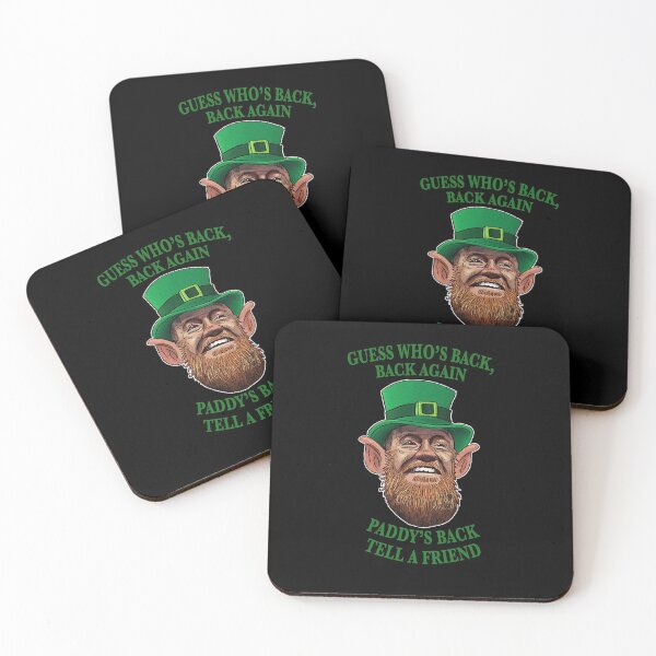 Item preview, Guess Whos Back, Back Again, Paddys Back, Tell A Friend designed and sold by Merch-Tees.