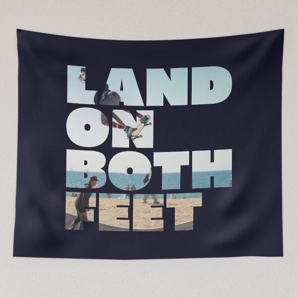 Item preview, LAND ON BOTH FEET designed and sold by EdsTshirts.
