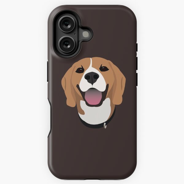 Aperçu de l'œuvre Chien Beagle heureux créée et vendue par KCPetPortraits.