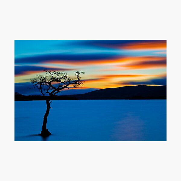 Item preview, Sunset over Loch Lomond at Milarrochy Bay, Scotland designed and sold by JeanKellyPhoto.