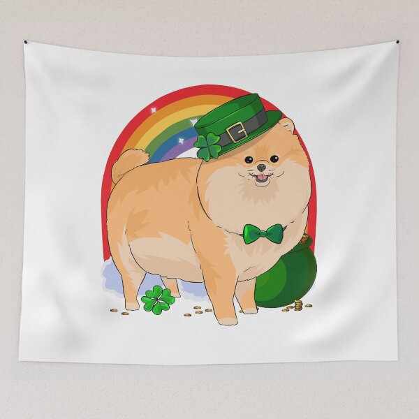 Item preview, Pomeranian Leprechaun St Patricks Day  designed and sold by Nosek1ng.