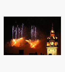 Edinburgh Festival Fireworks 2011 (V) Photographic Print