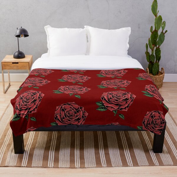 Item preview, roses, flowers, red, black, flowers, flower gardens, flower socks designed and sold by Design2Z.