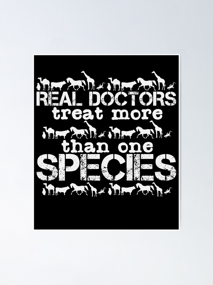 Poster Citation Du Veterinaire Veterinaire En Medecine Veterinaire Par Desdesigner Redbubble