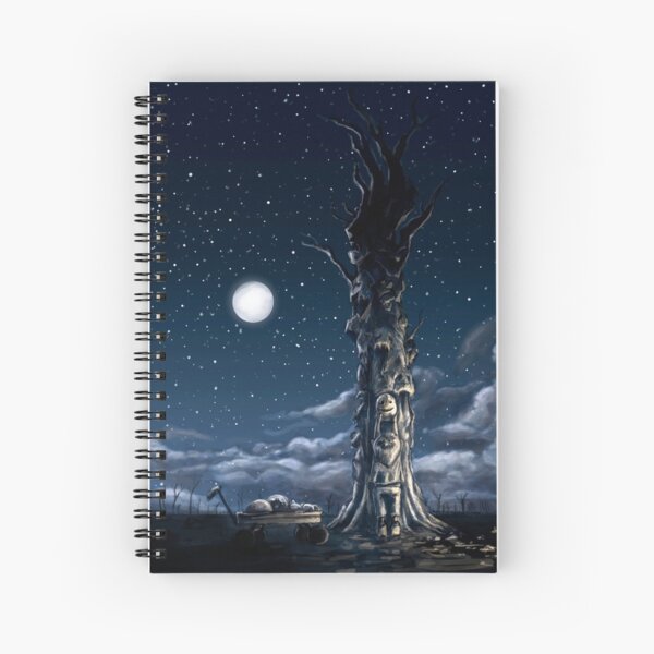 "A Masked Tree" Spiral Notebook
