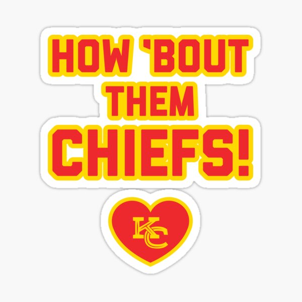 KC Chiefs Souvenir  Kansas City Chiefs Stickers Prismatic