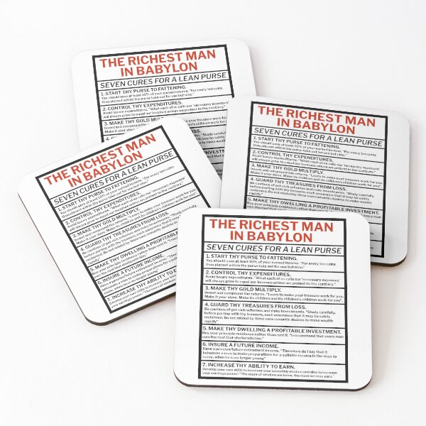 Item preview, The Richest Man In Babylon - Seven Cures For A Lean Purse designed and sold by JackCurtis1991.