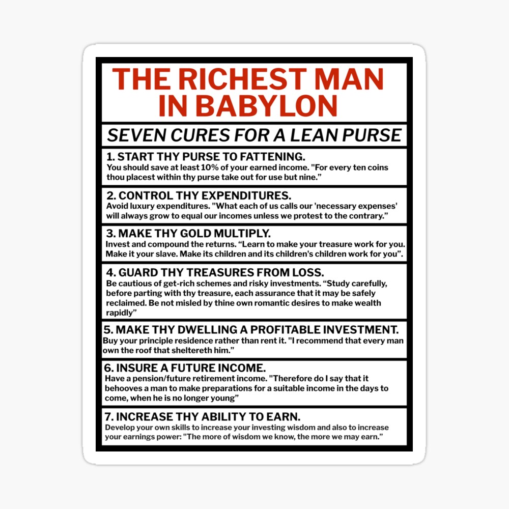The Richest Man In Babylon By George S. Clason (Summary) - YouTube