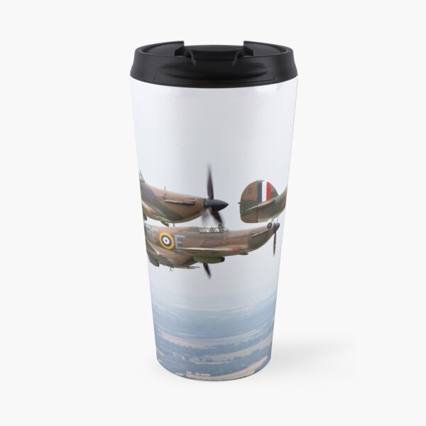 Hawker Hurricane Over Kent Travel Mug