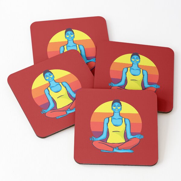 Item preview, Yoga meditation sunset designed and sold by DerSenat.