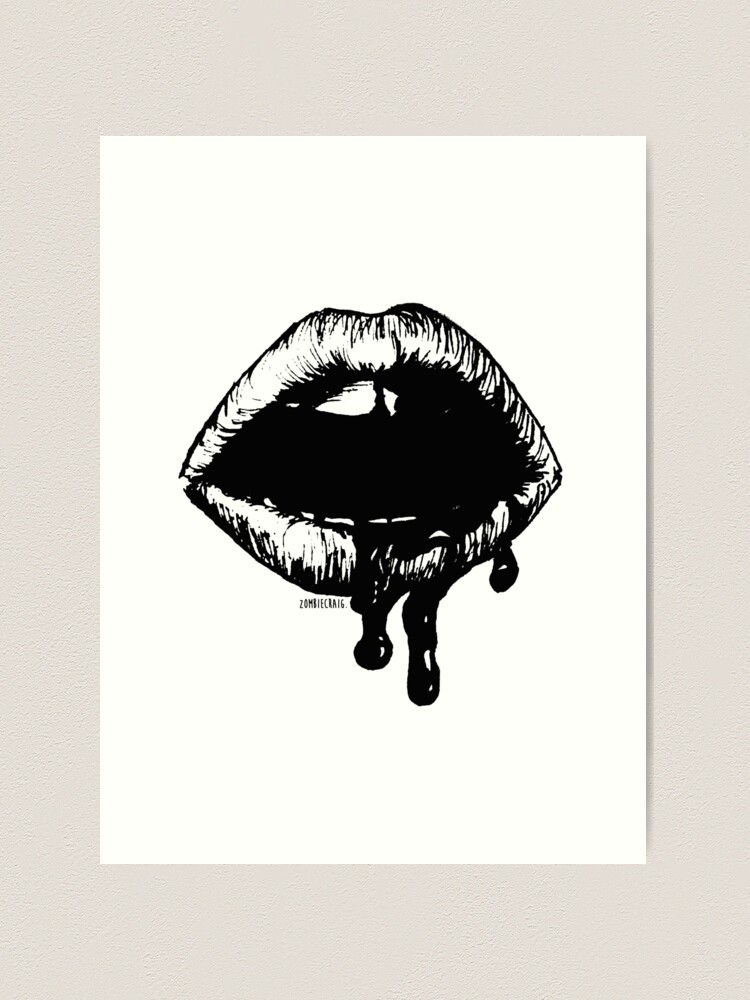 Bloody Lips Art for Sale - Fine Art America