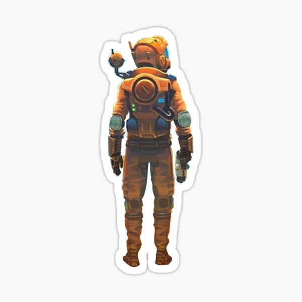 No Mans Sky Character Glossy Sticker