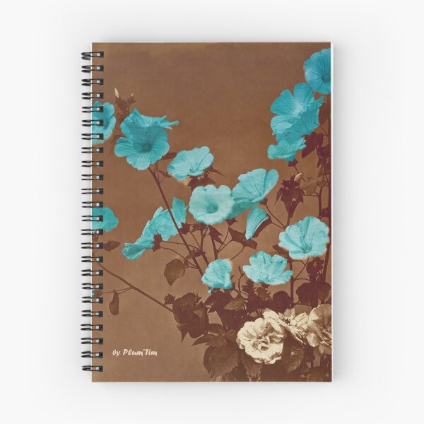 Item preview, Flower study turquoise designed and sold by Sandre.Crea.