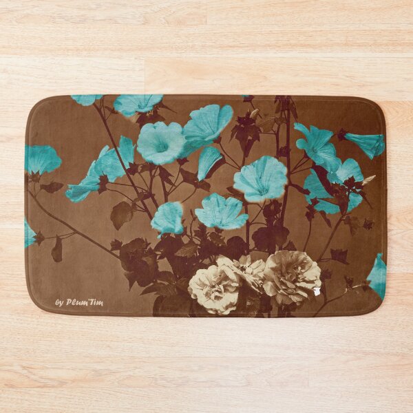 Item preview, Flower study turquoise designed and sold by Sandre.Crea.