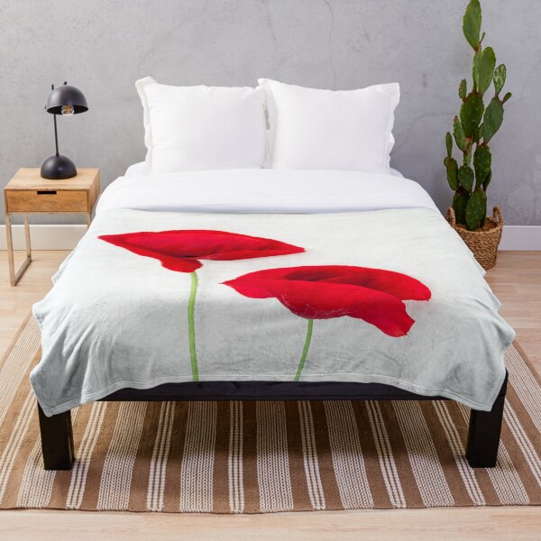 Item preview, Two Red Poppies designed and sold by Maria Heyens.