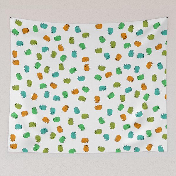 Item preview, Water Bear (Tardigrade) Pattern - Algae Colors designed and sold by ladyepidemic.