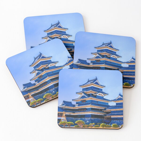 Artikelvorschau, Außenansicht der Burg Matsumoto, Nagano, Japan entworfen und verkauft von DFLC Prints.