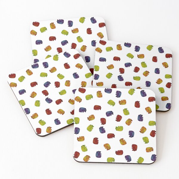 Item preview, Waterbear-ies Tardigrade Pattern - Berry/Fall Colors designed and sold by ladyepidemic.