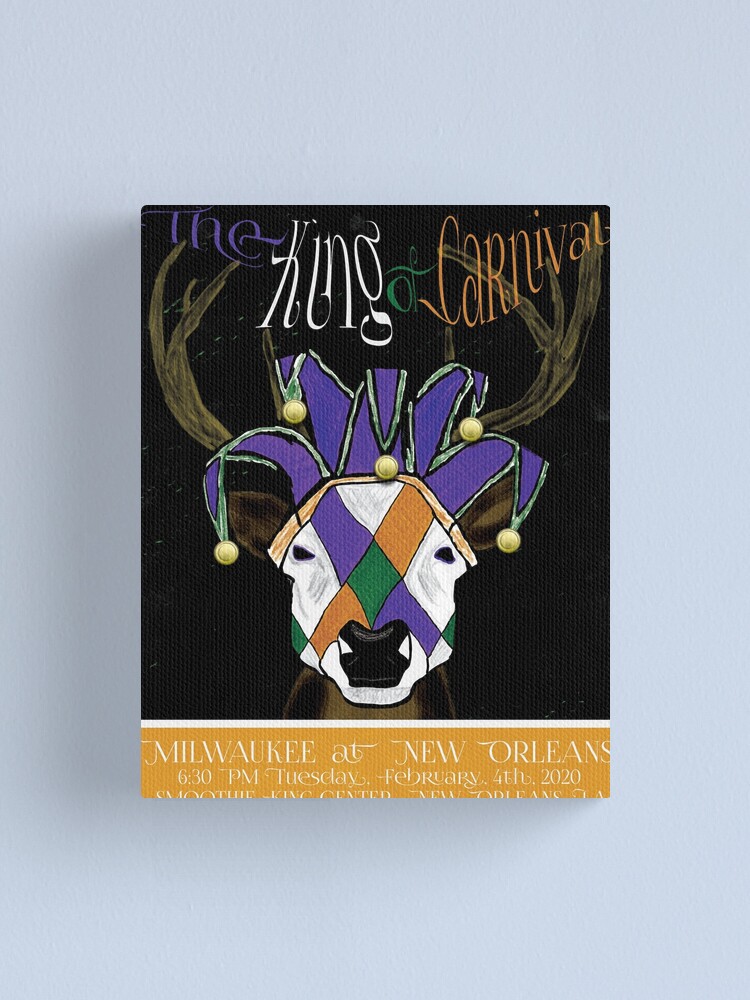 Alternate view of The King of Carnival Canvas Print