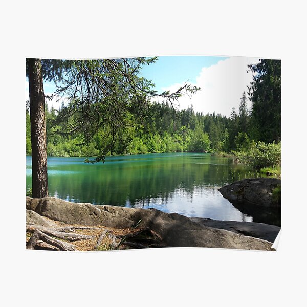 Lake Cresta near Trin Flims, Graubünden Poster