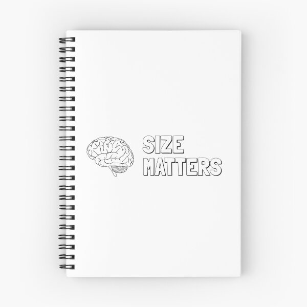 Item preview, Brain Size Matters designed and sold by SpoofTShirts.