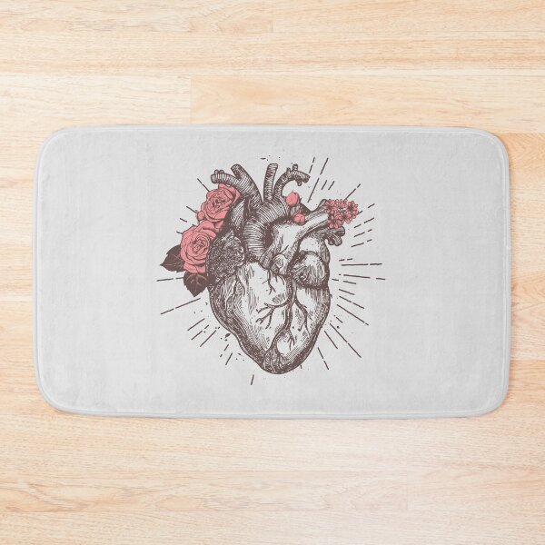 Item preview, Anatomical Heart Floral designed and sold by nameonshirt.