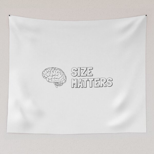 Item preview, Brain Size Matters designed and sold by SpoofTShirts.