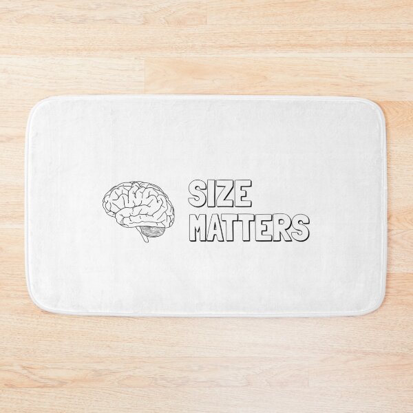 Item preview, Brain Size Matters designed and sold by SpoofTShirts.