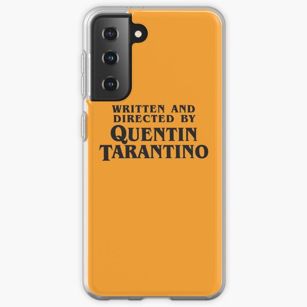 Written and Directed by Quentin Tarantino (dark) Samsung Galaxy Soft Case