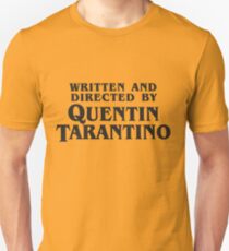 Written and Directed by Quentin Tarantino (dark) Slim Fit T-Shirt
