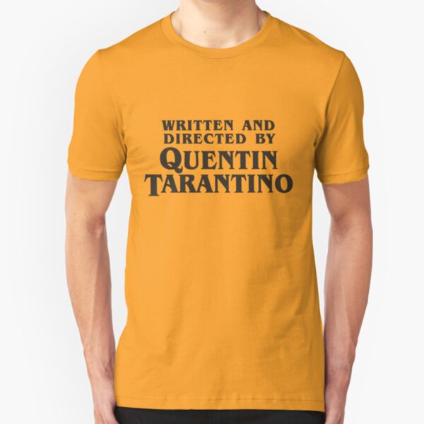 Written and Directed by Quentin Tarantino (dark) Slim Fit T-Shirt