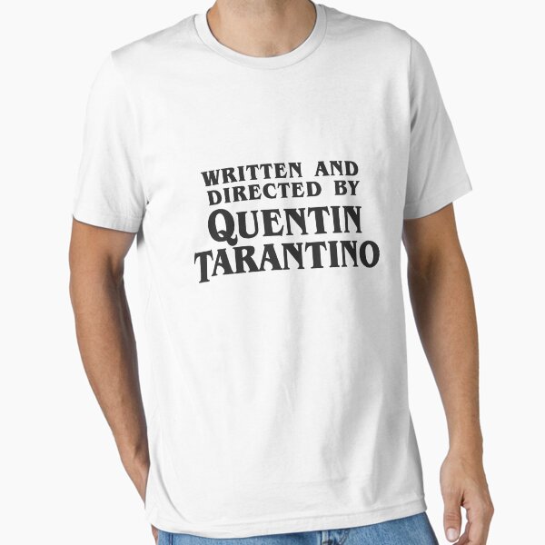 Vista previa del artículo con la obra «Escrito y dirigido por Quentin Tarantino (oscuro)», diseñado y vendido por Franz24.