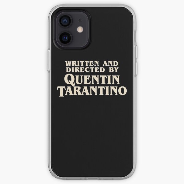Written and Directed by Quentin Tarantino (original) iPhone Soft Case