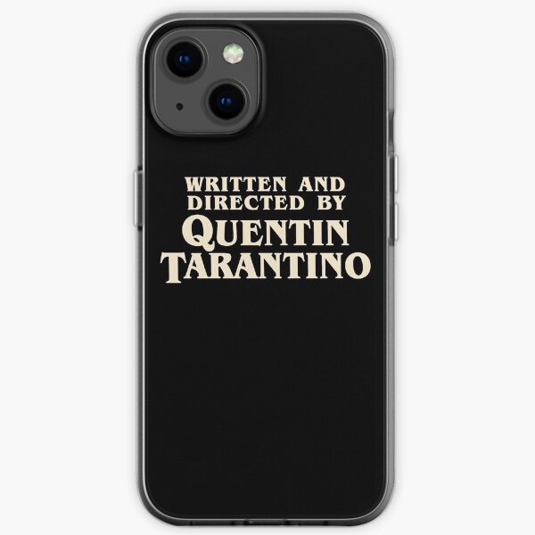 Written and Directed by Quentin Tarantino (original) iPhone Soft Case