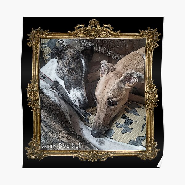 Poster Wei C3 9fer Und Brauner Hund Redbubble