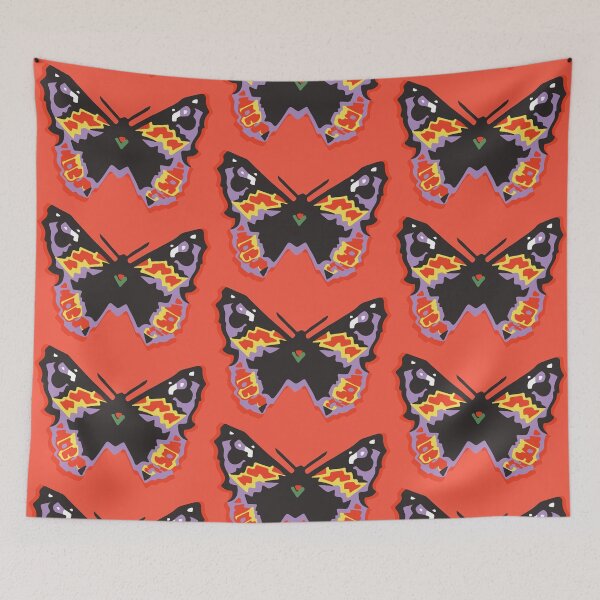 Item preview, Butterfly Moth Pattern designed and sold by NeonSpaceJunk.