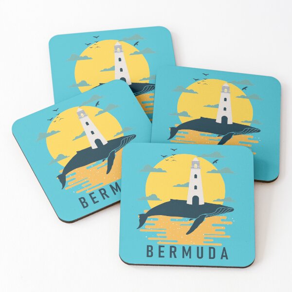 Item preview, Bermuda Gibbs Hill Lighthouse Whale Sunset Souvenir designed and sold by kiwi91.